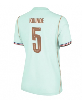 Billige Fotballdrakt Frankrike Jules Kounde #5 Replika Bortedrakt Dame VM 2026 Kortermet Billige Fotballdrakt Frankrike Jules Kounde #5 Replika Bortedrakt Dame VM 2026 Kortermet